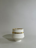 Large porcelain teabowl with gold luster bands