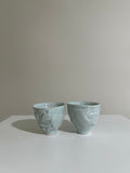 Porcelain cup duo rabbit