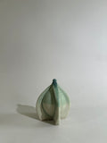 3-D printed green stoneware mini Bottle 2