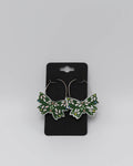 Hoop porcelain sterling silver 9