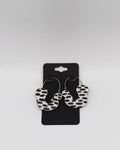 Hoop porcelain sterling silver 26