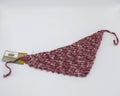 Crochet Bandana: Pink mesh