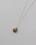 18 Inch Sterling silver necklace garlic bulb