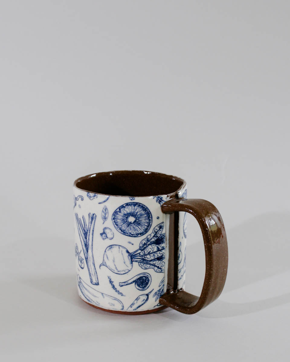 Veggies Mug- Blue