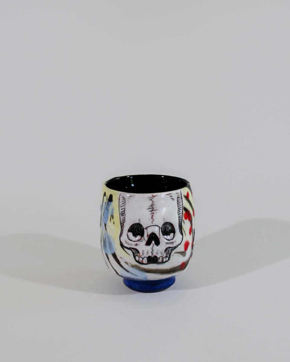 Cup sipper  bas relief decoration with lip doodad 3