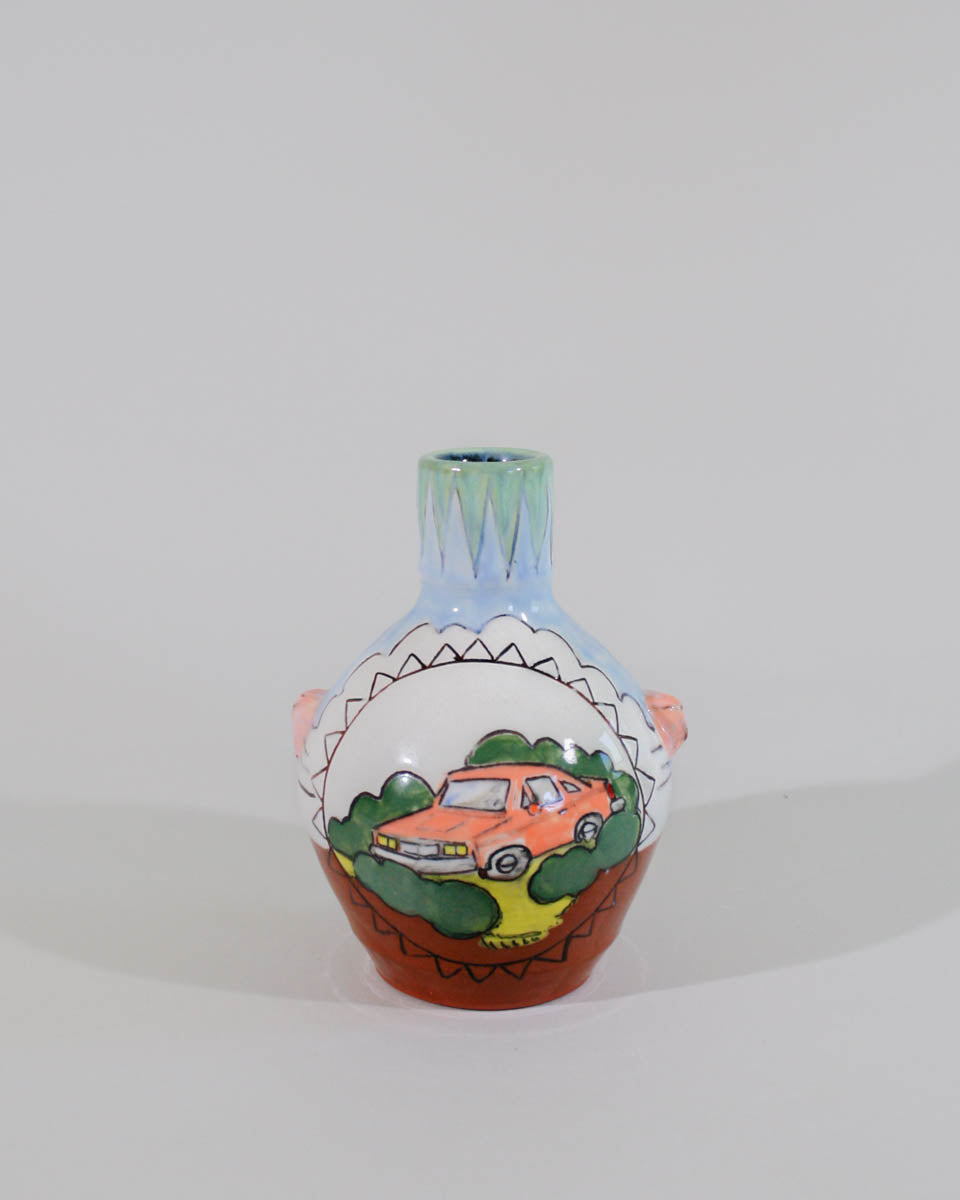 Bud vase  bottle and boat drawing 2