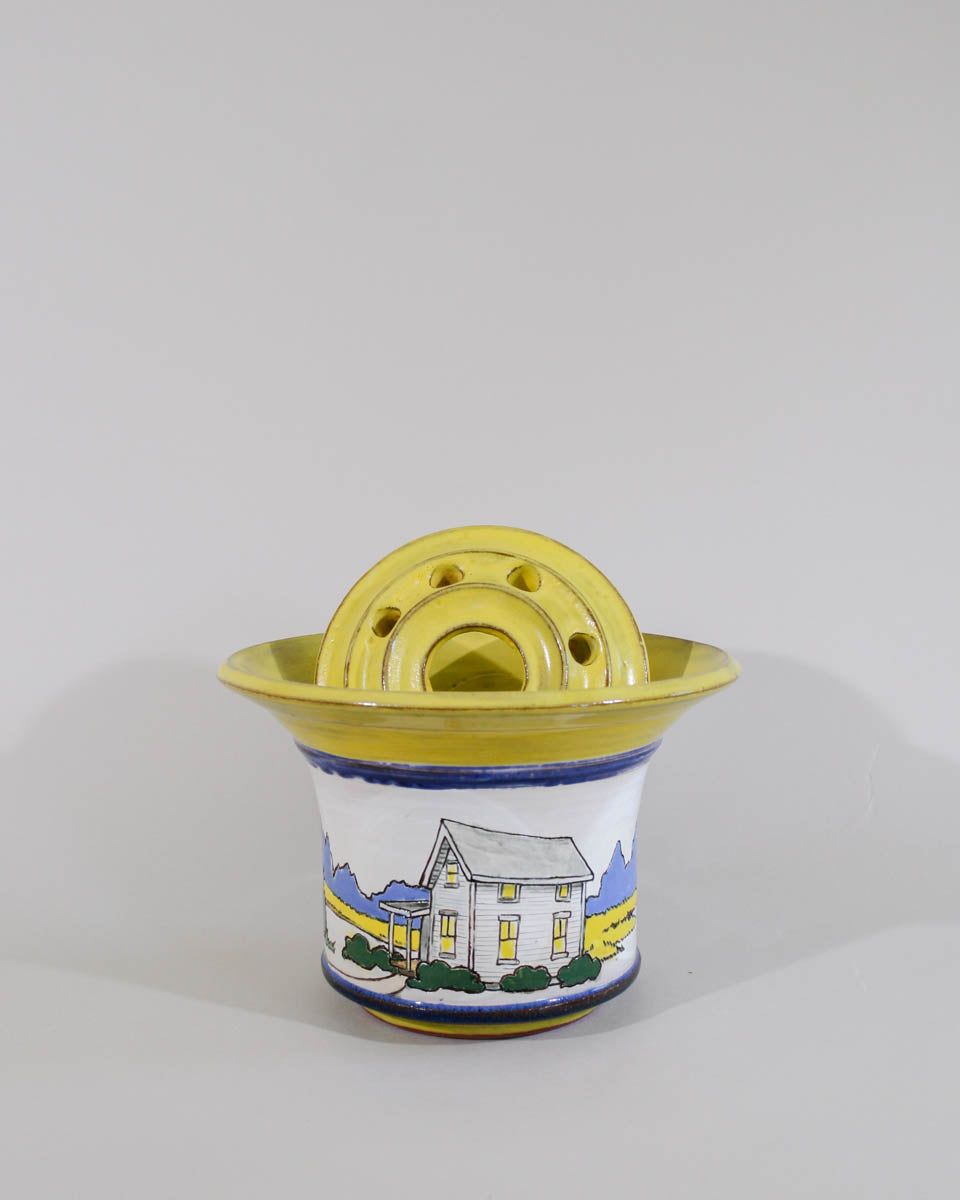 Flower Jar with flower frog
