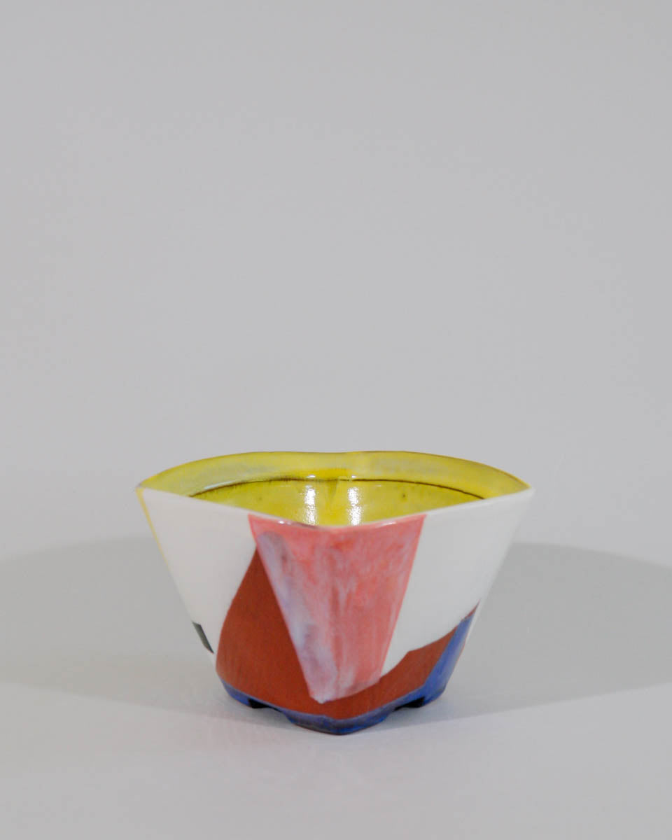 Bowl  rectangle with shape decoration 1