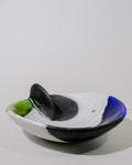 Dish with Fin and Color Dots
